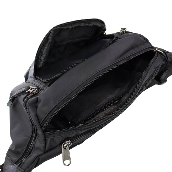 Torebka saszetka BIODRÓWKA NERKA męska POJEMNA SOLID PREMIUM BARDZO DUŻA