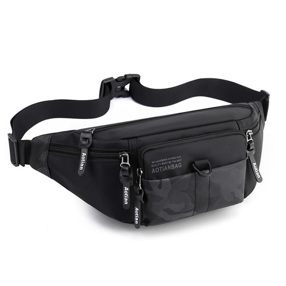 Torebka saszetka BIODRÓWKA NERKA męska POJEMNA SOLID PREMIUM BARDZO DUŻA