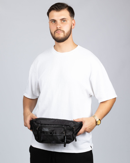 Torebka saszetka BIODRÓWKA NERKA męska POJEMNA SOLID PREMIUM BARDZO DUŻA